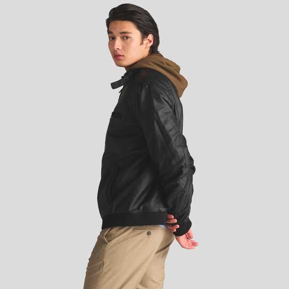 Men's Faux Leather Iconic Racer Jacket - Picture 5 of 5